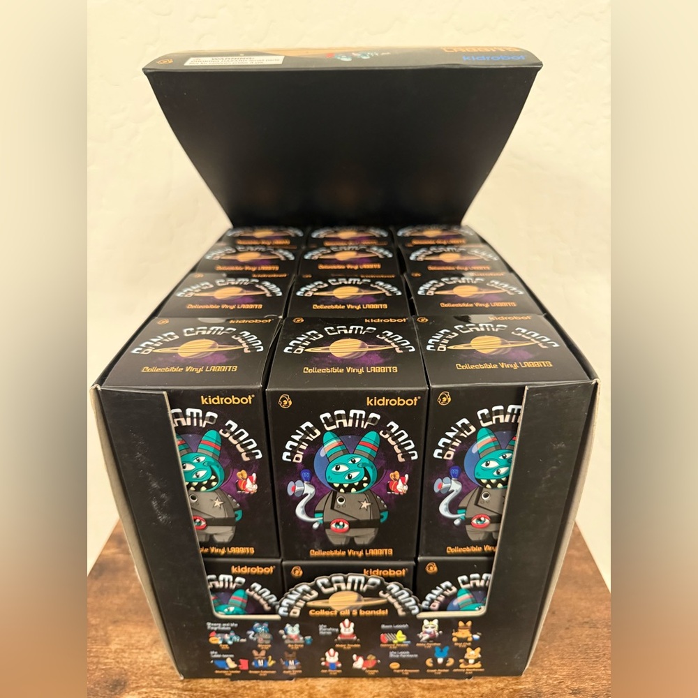 Kidrobot Band Camp 3000 Blind
Box Labbit Figure NEW Purchase is for Full Case-24